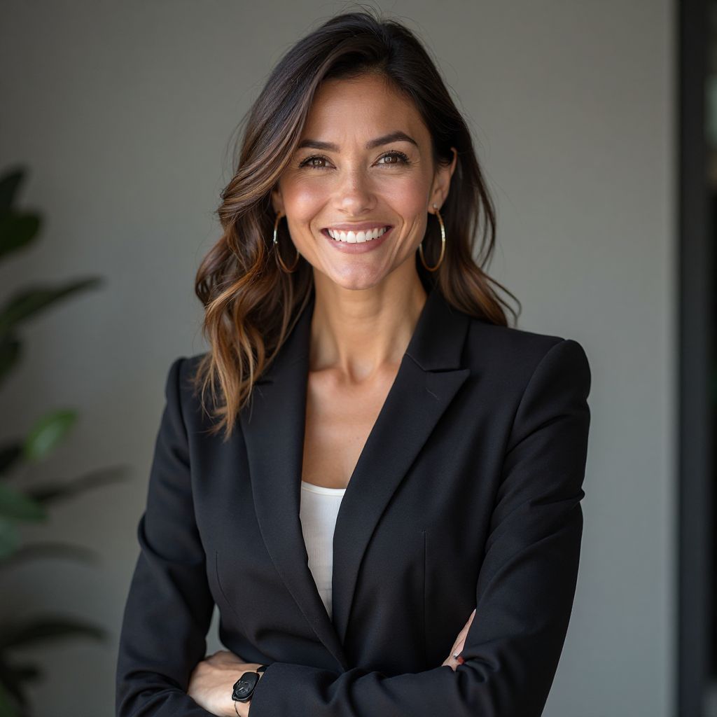 Alexandra Whitmore CEO portrait in professional attire